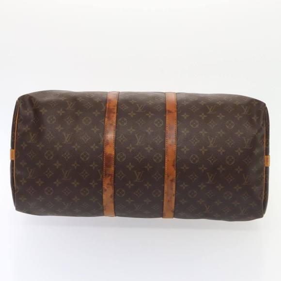 LOUIS VUITTON Monogram Keepall Bandouliere 55 Boston Bag M41414 LV Auth 88923 - Picture 5 of 16